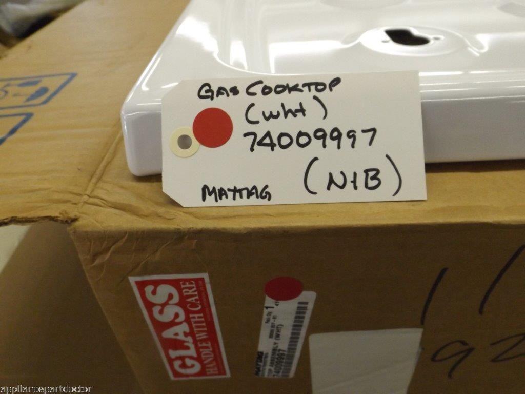 Maytag Whirlpool Stove 74009997 Gas Cooktop (wht) NEW IN BOX Maytag Whirlpool Stove 74009997 Gas Cooktop (wht) NEW IN BOX